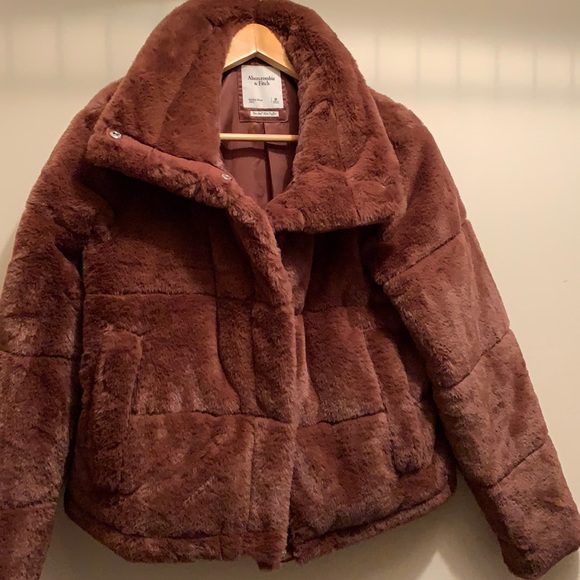 Abercrombie Fitch Brown Mini Puffer 